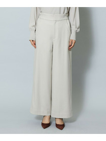 【MOGA】【Lサイズ】ウールカシミヤストレッチワイドパンツ 詳細画像 ブラック系その他 25