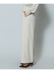 【MOGA】【Lサイズ】ウールカシミヤストレッチワイドパンツ 詳細画像 ブラック系その他 27