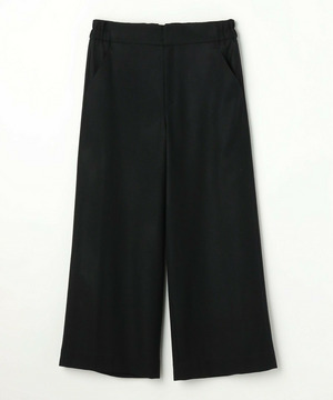 【MOGA】【Lサイズ】ウールカシミヤストレッチワイドパンツ 詳細画像 ブラック系その他 1