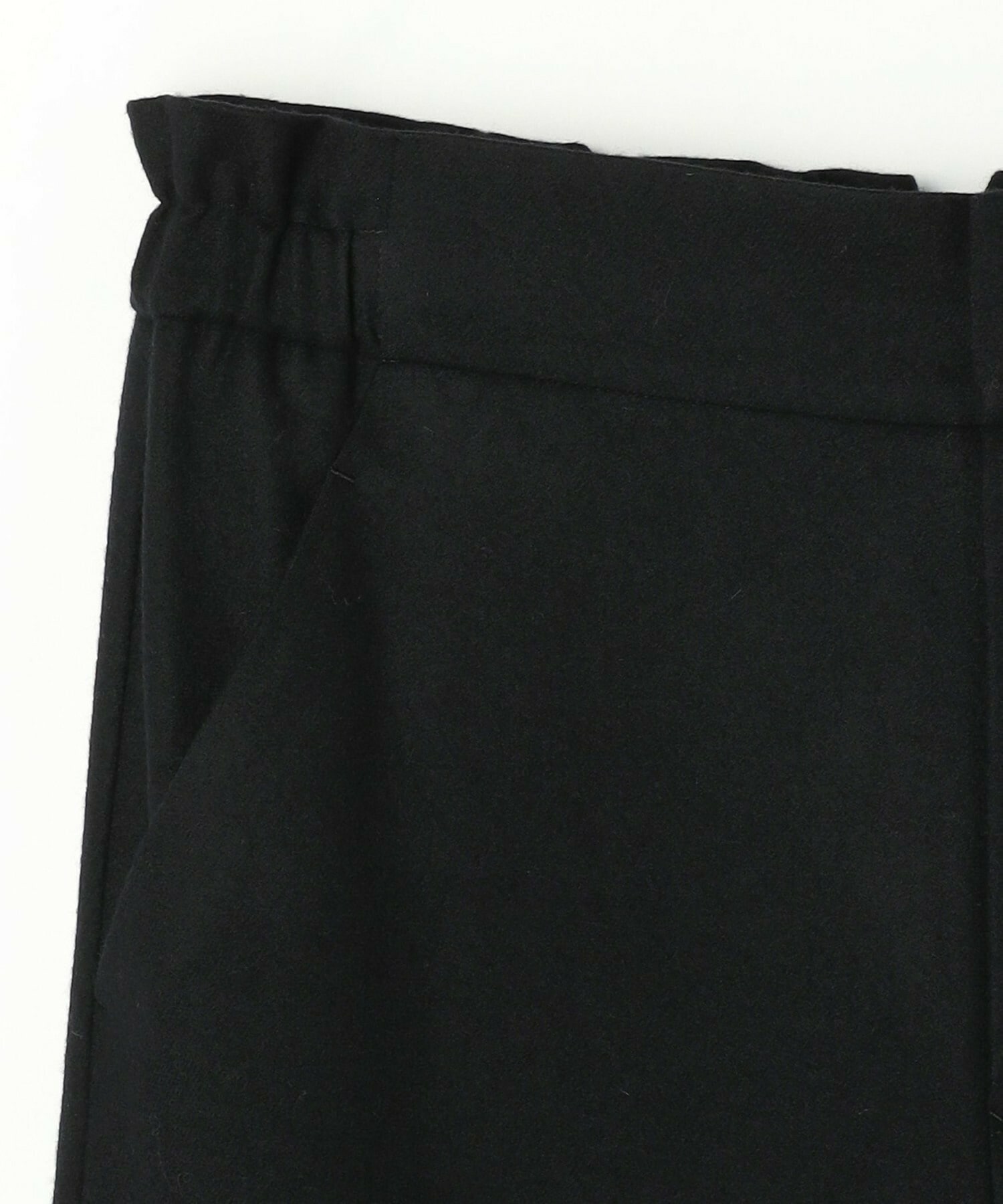 【MOGA】【Lサイズ】ウールカシミヤストレッチワイドパンツ 詳細画像 ブラック系その他 2