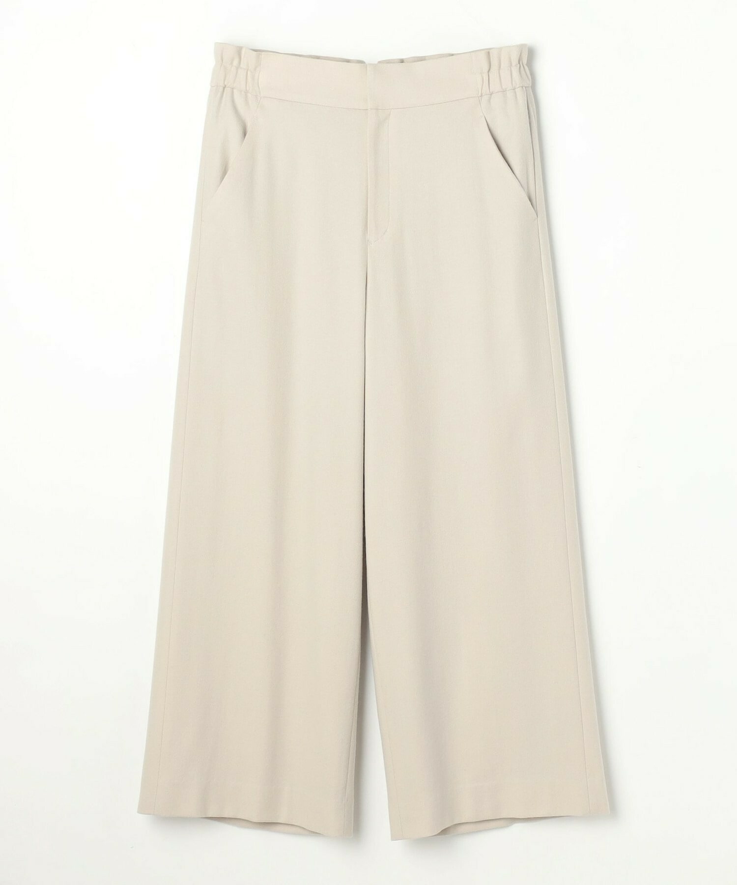 【MOGA】【Lサイズ】ウールカシミヤストレッチワイドパンツ 詳細画像 オフホワイト 1