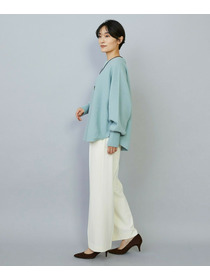 【MOGA】【Lサイズ】バッグブラッシュストレッチストレートパンツ 詳細画像 ブラック 10