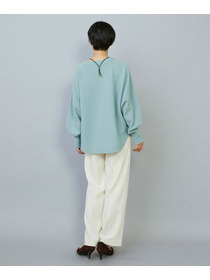 【MOGA】【Lサイズ】バッグブラッシュストレッチストレートパンツ 詳細画像 ブラック 11