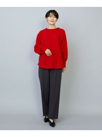 【MOGA】【Lサイズ】バッグブラッシュストレッチストレートパンツ 詳細画像 ブラック 15