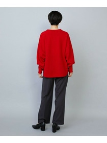 【MOGA】【Lサイズ】バッグブラッシュストレッチストレートパンツ 詳細画像 ブラック 17