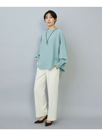 【MOGA】【Lサイズ】バッグブラッシュストレッチストレートパンツ 詳細画像 ブラック 9