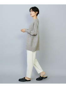 【MOGA】【Lサイズ】ダブルウォームストレッチイージーテーパードパンツ 詳細画像 ブラック 8