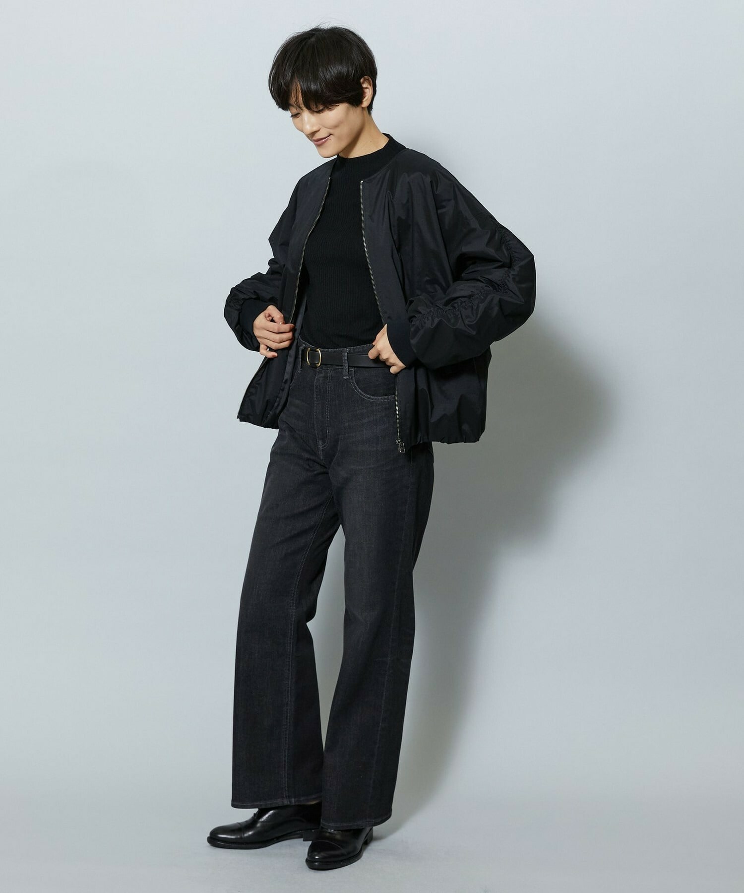 【MOGA】【Lサイズ】ライトデニム 詳細画像 ブラック 17