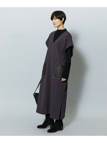 【MOGA】【Lサイズ】コットンナイロンポンチジャンパースカート 詳細画像 ネイビー 9