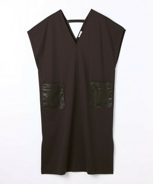 【MOGA】【Lサイズ】コットンナイロンポンチジャンパースカート 詳細画像 ダークブラウン 1