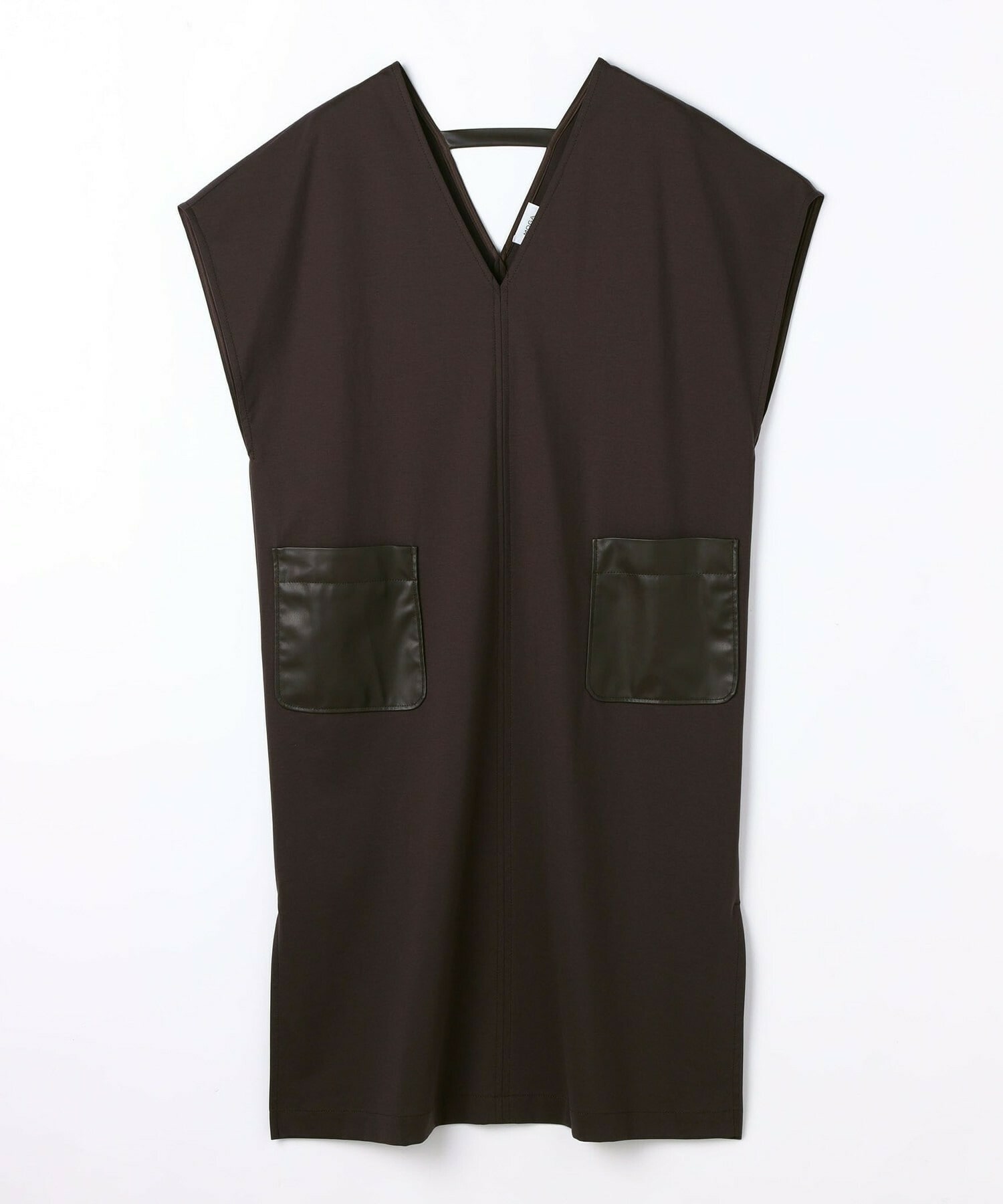 【MOGA】【Lサイズ】コットンナイロンポンチジャンパースカート 詳細画像 ダークブラウン 1