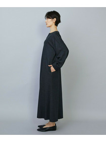 【MOGA】【Lサイズ】ミルド天竺フレアーシルエットワンピース 詳細画像 ネイビー 21