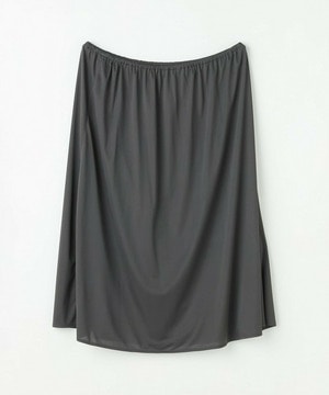 【MOGA】【Lサイズ】ミルド天竺フレアーシルエットワンピース 詳細画像 チャコールグレー 2