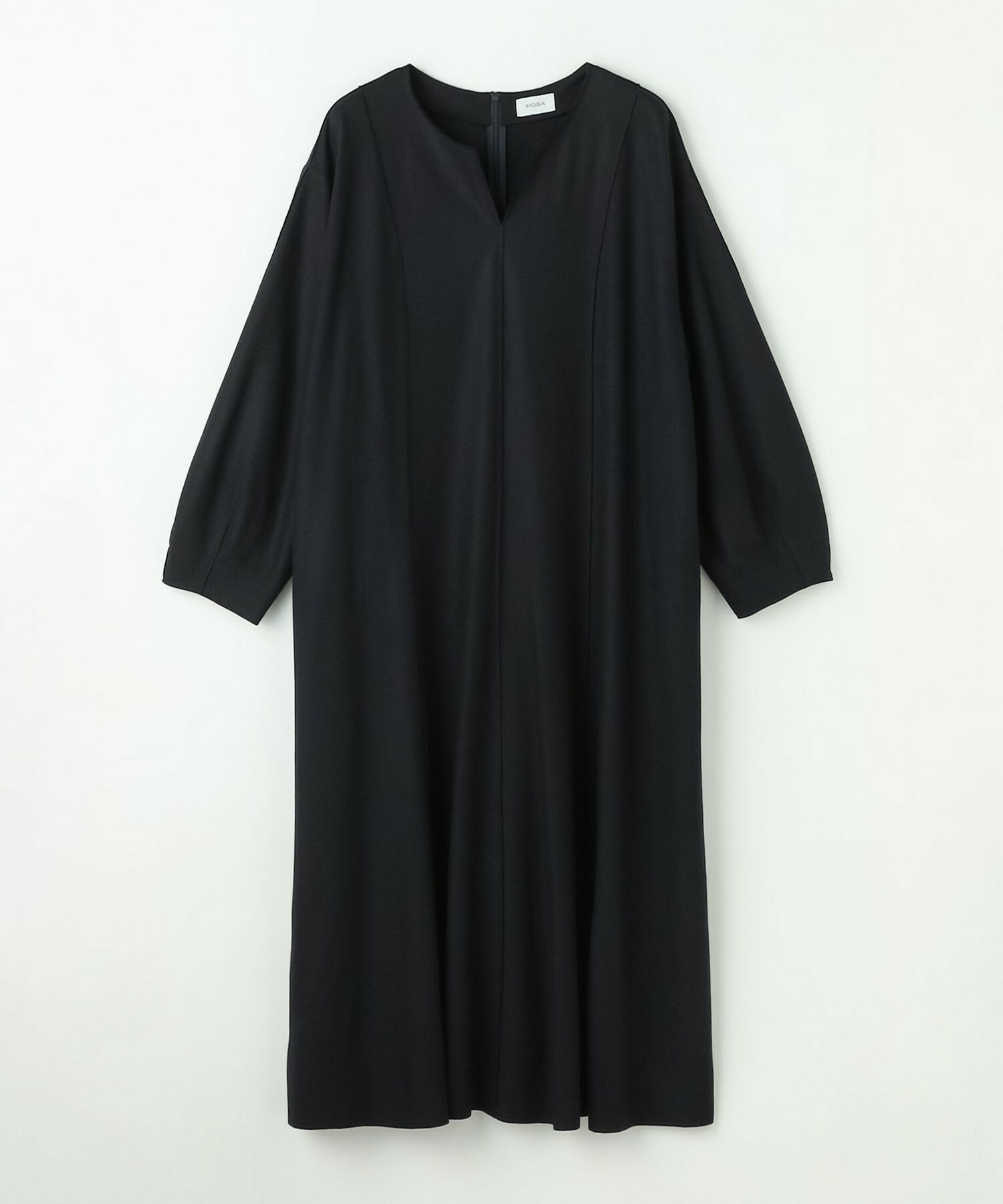 【MOGA】【Lサイズ】ミルド天竺フレアーシルエットワンピース 詳細画像 ネイビー 23