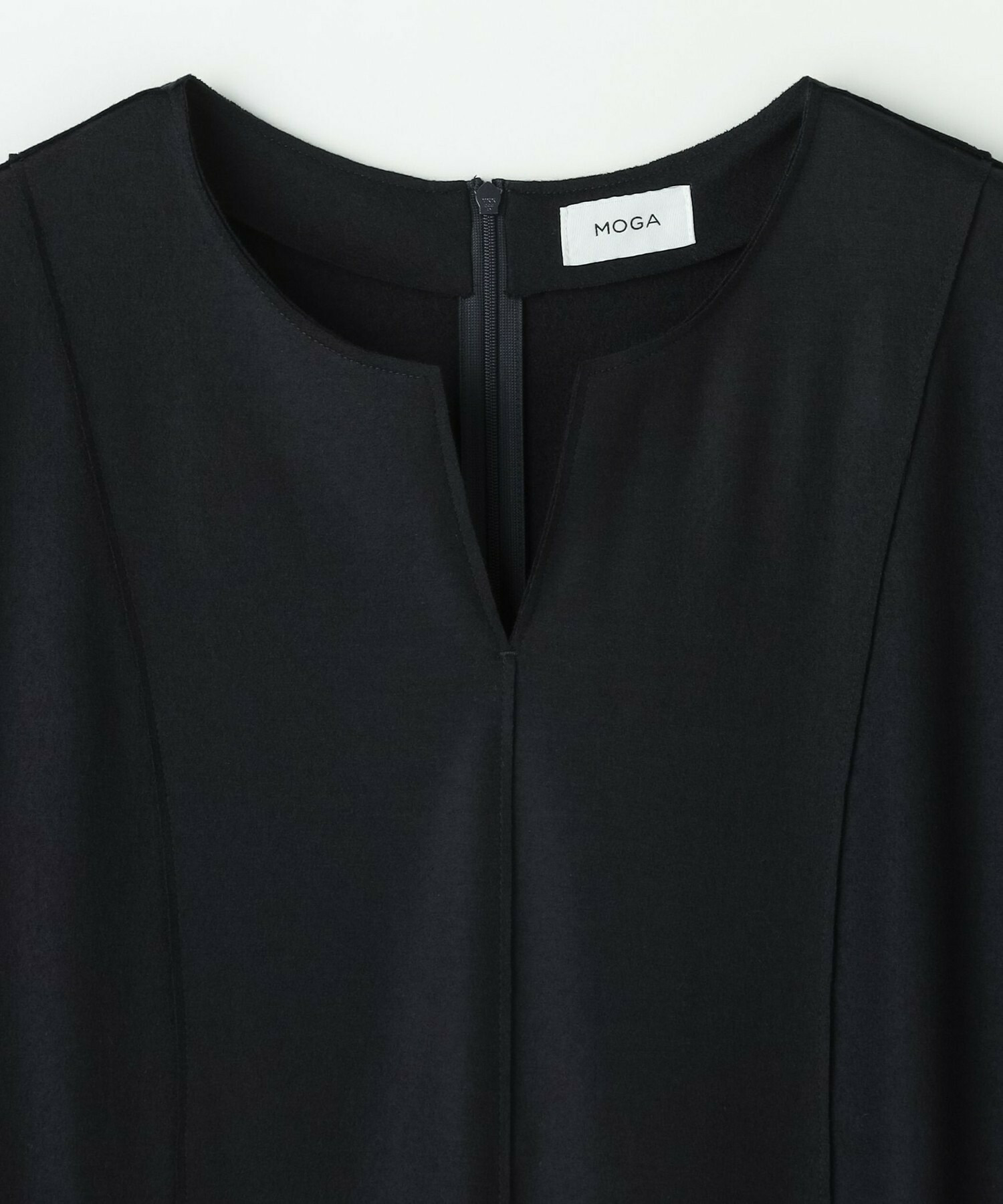 【MOGA】【Lサイズ】ミルド天竺フレアーシルエットワンピース 詳細画像 ネイビー 25