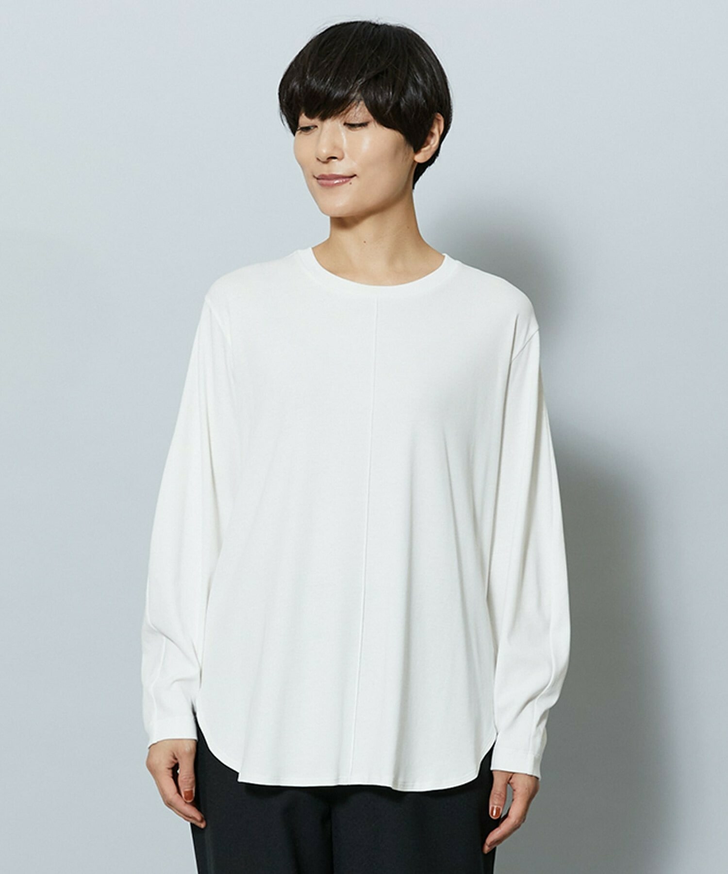 【MOGA】【Lサイズ】フレスカスライスドルマンスリーブTシャツ 詳細画像 ブラック 15