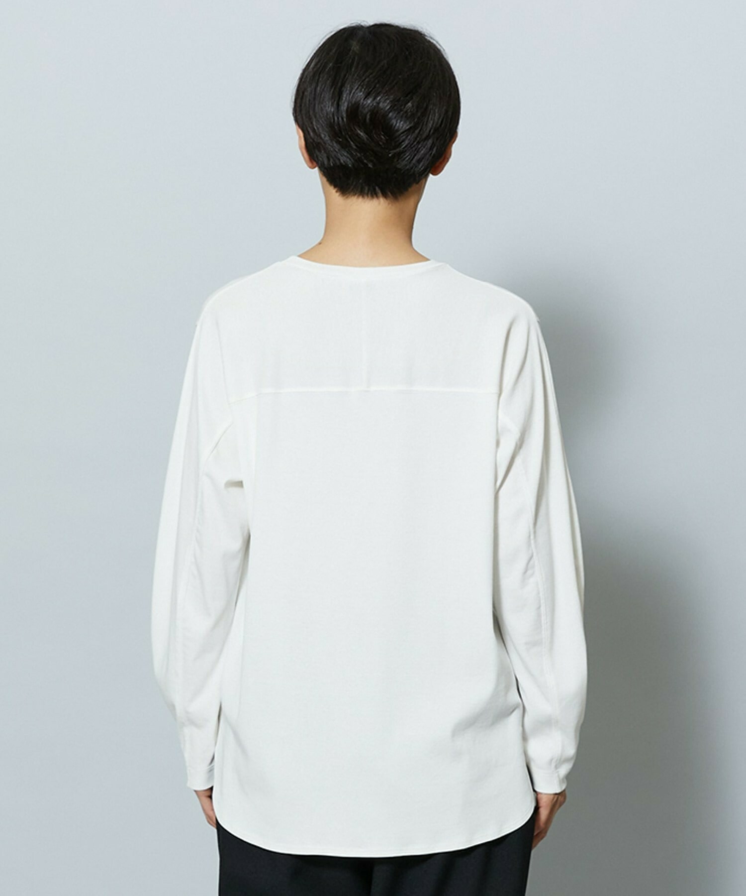 【MOGA】【Lサイズ】フレスカスライスドルマンスリーブTシャツ 詳細画像 ブラック 17