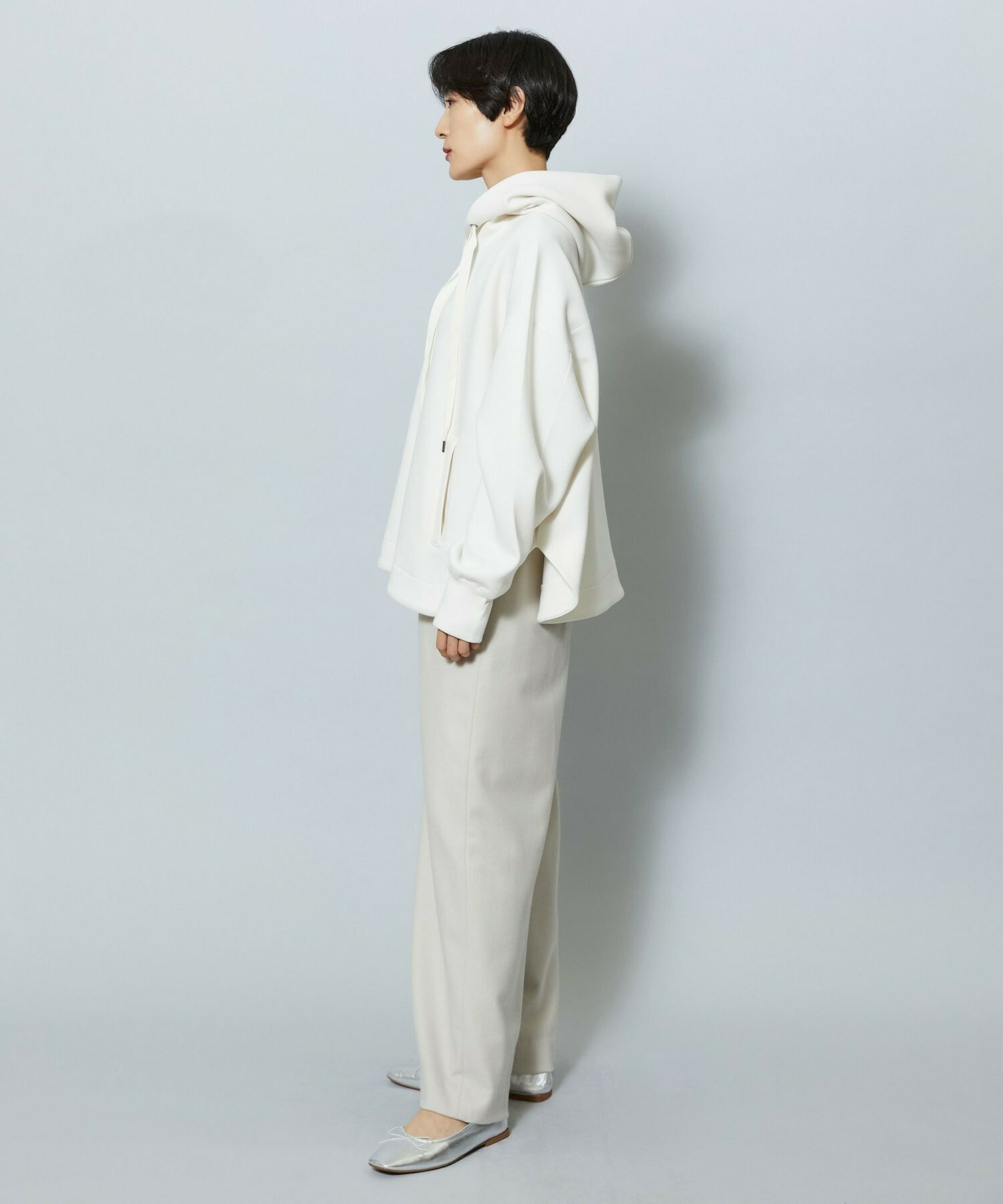 【MOGA】【Lサイズ】ソフトダンボールフードトップス 詳細画像 チャコールグレー 11