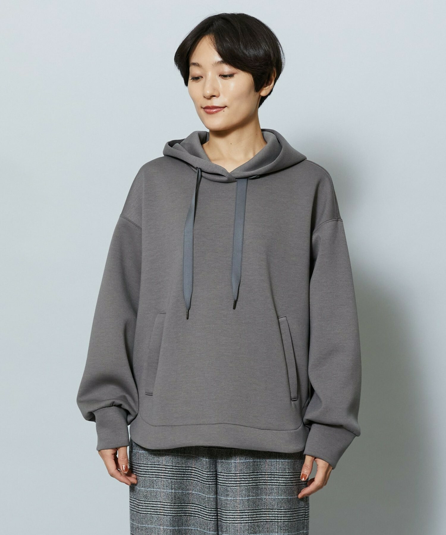 【MOGA】【Lサイズ】ソフトダンボールフードトップス 詳細画像 チャコールグレー 27