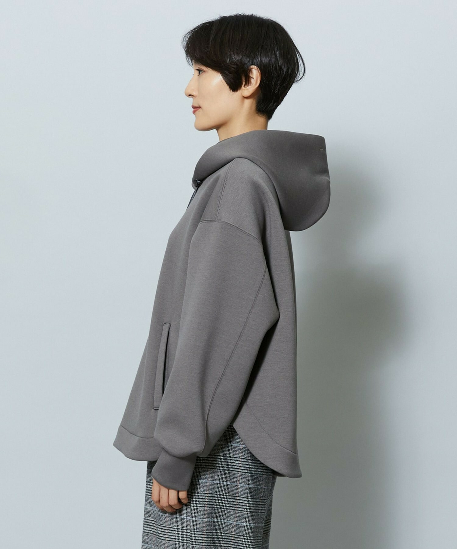 【MOGA】【Lサイズ】ソフトダンボールフードトップス 詳細画像 チャコールグレー 28