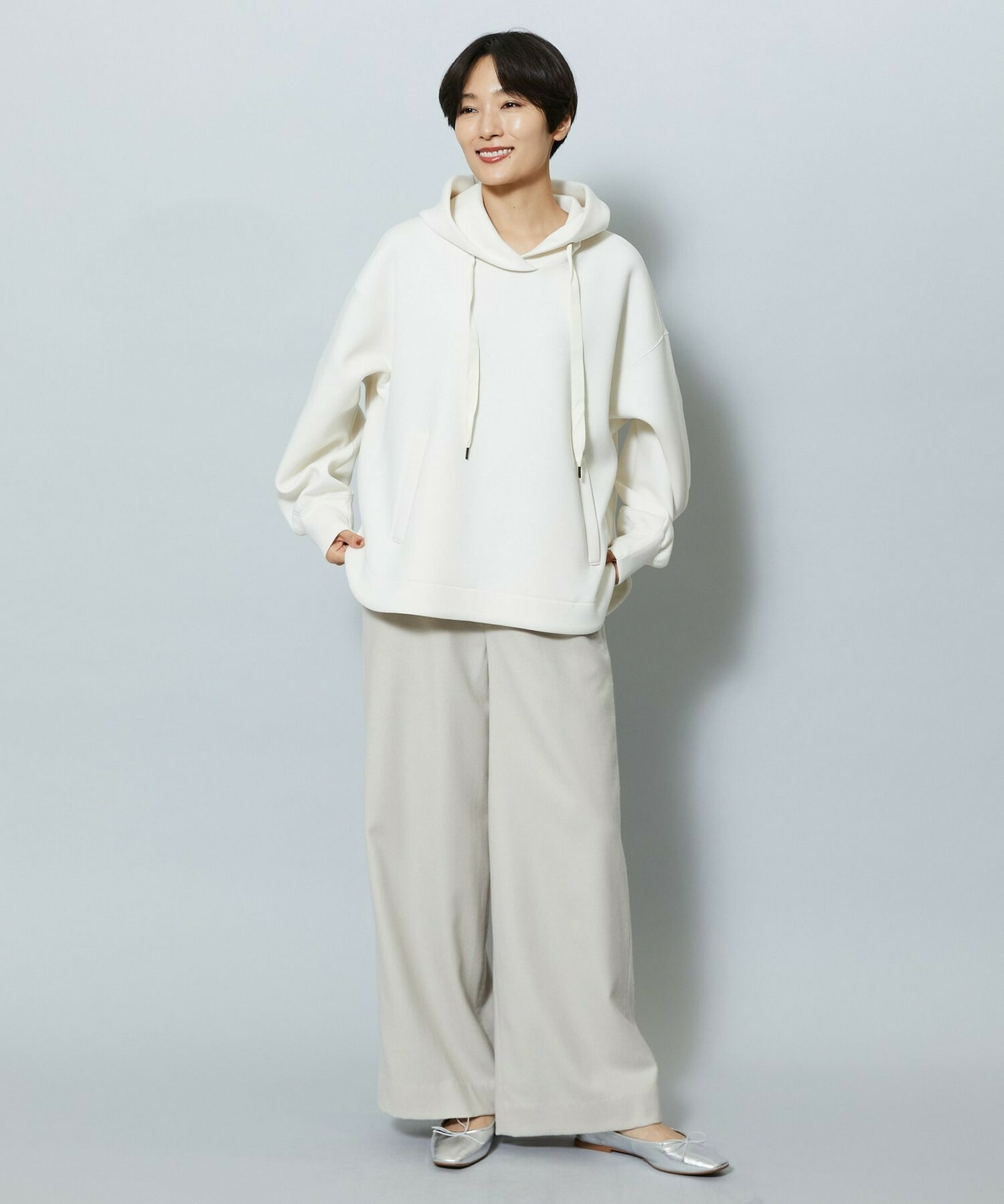 【MOGA】【Lサイズ】ソフトダンボールフードトップス 詳細画像 チャコールグレー 9