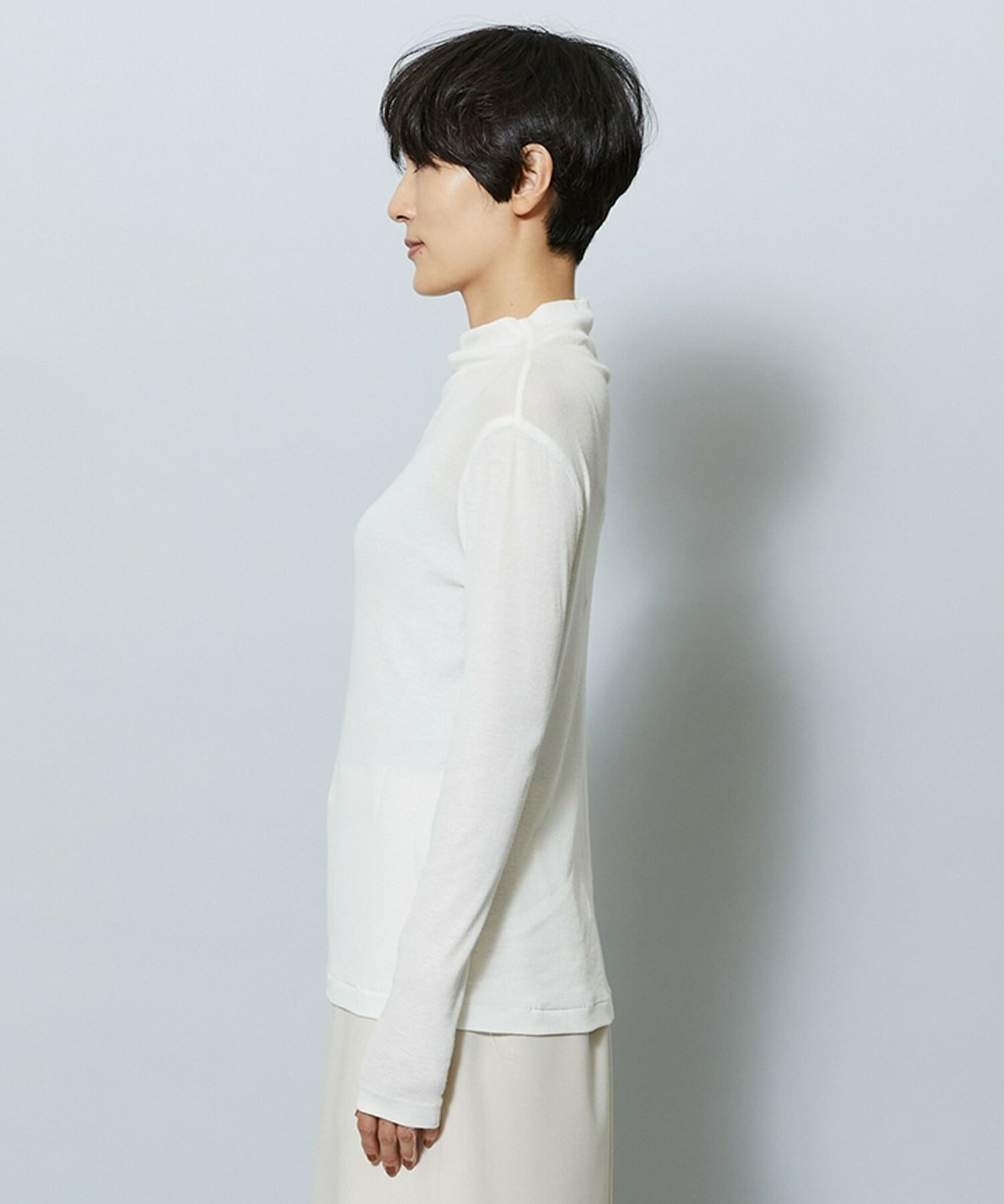 【MOGA】【Lサイズ】コットンテレコハイネックインナー 詳細画像 ブラック 23