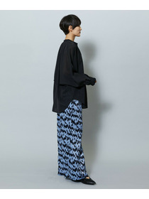 【MOGA】【Lサイズ】フラットシアーボイルラグランスリーブブラウス 詳細画像 ブラック 12