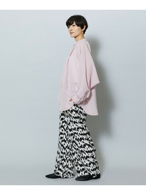 【MOGA】【Lサイズ】フラットシアーボイルラグランスリーブブラウス 詳細画像 ブラック 18