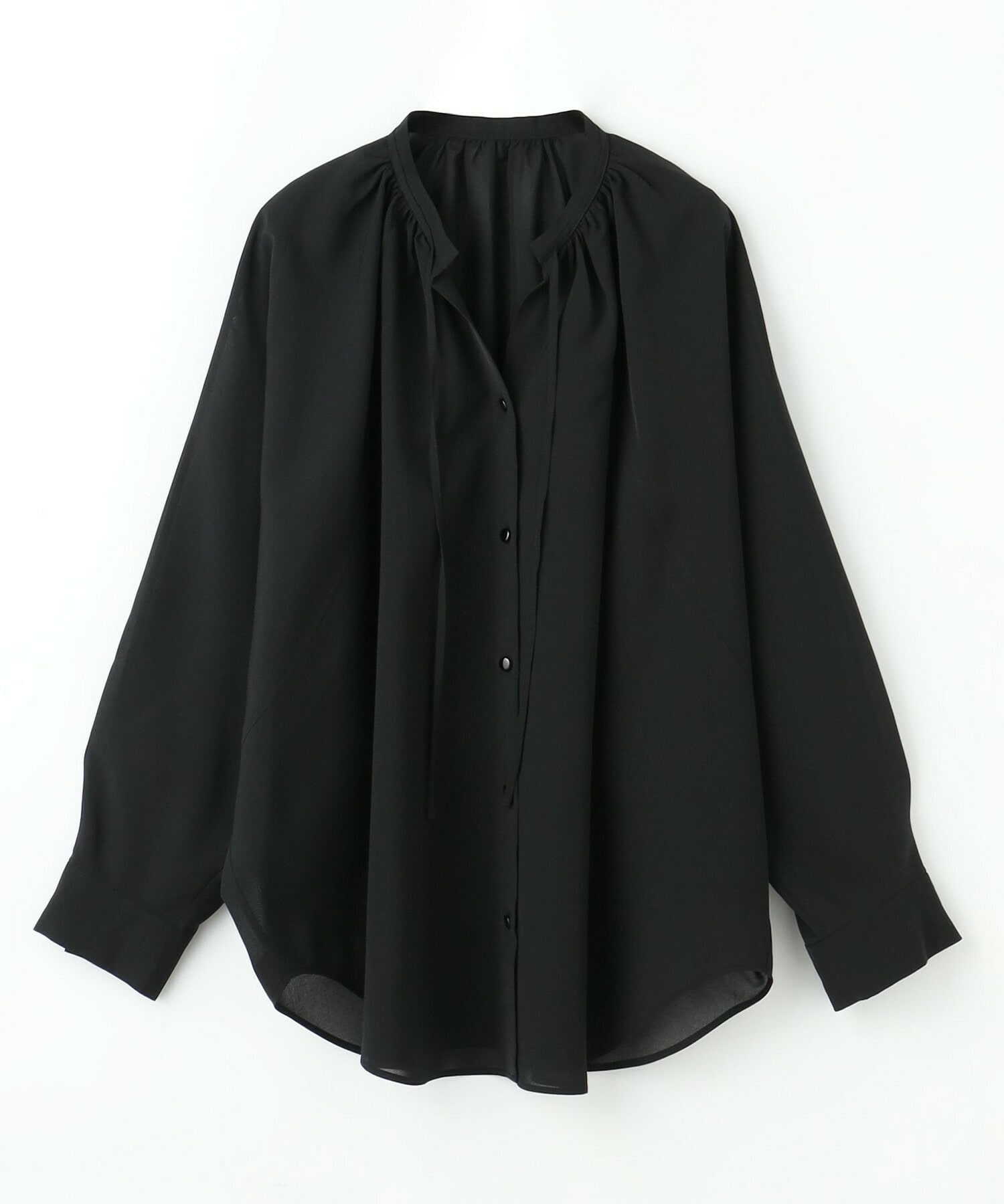 $ stone ラグランスリーブ ボア 黒 UNISEX》【Italian Dead Stock Fabric】Prime-Over Raglan