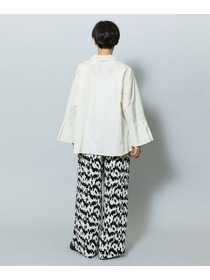 【MOGA】【Lサイズ】メモリーマイクロタフタプルオーバーシャツ 詳細画像 アイボリー 24