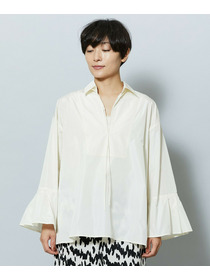 【MOGA】【Lサイズ】メモリーマイクロタフタプルオーバーシャツ 詳細画像 アイボリー 25