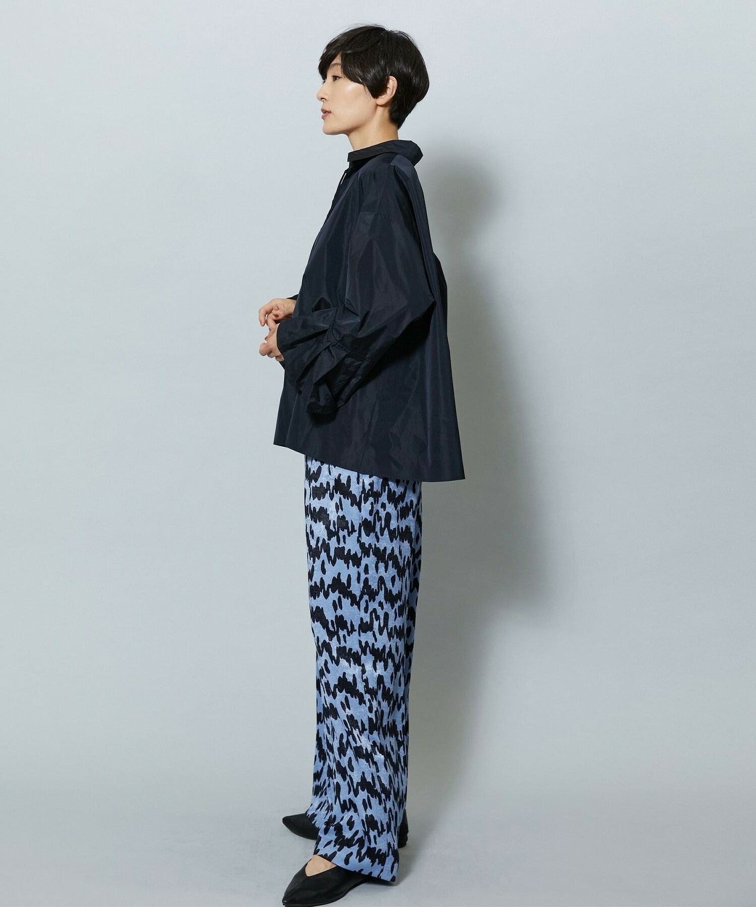 【MOGA】【Lサイズ】メモリーマイクロタフタプルオーバーシャツ 詳細画像 アイボリー 10