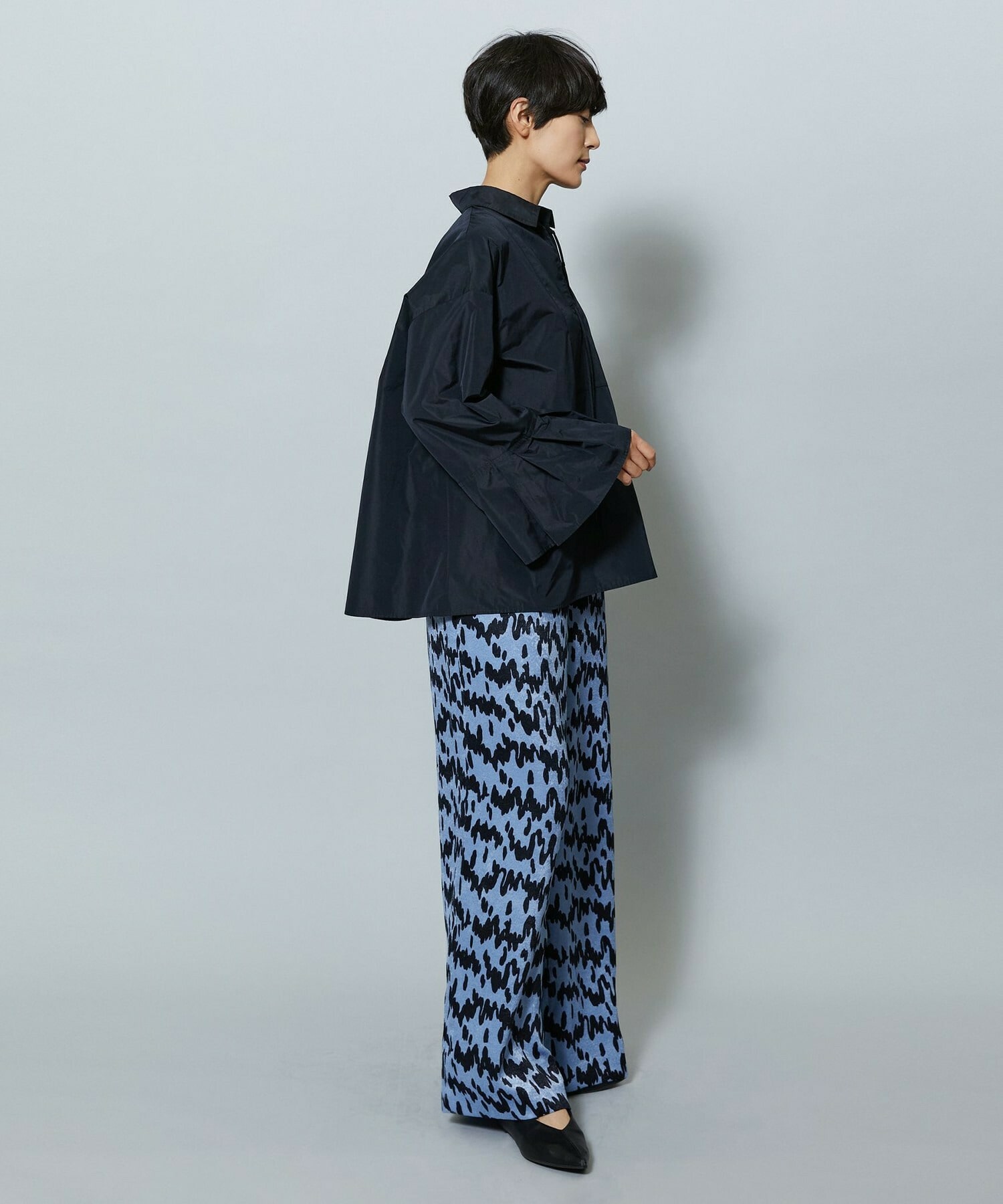 【MOGA】【Lサイズ】メモリーマイクロタフタプルオーバーシャツ 詳細画像 アイボリー 13