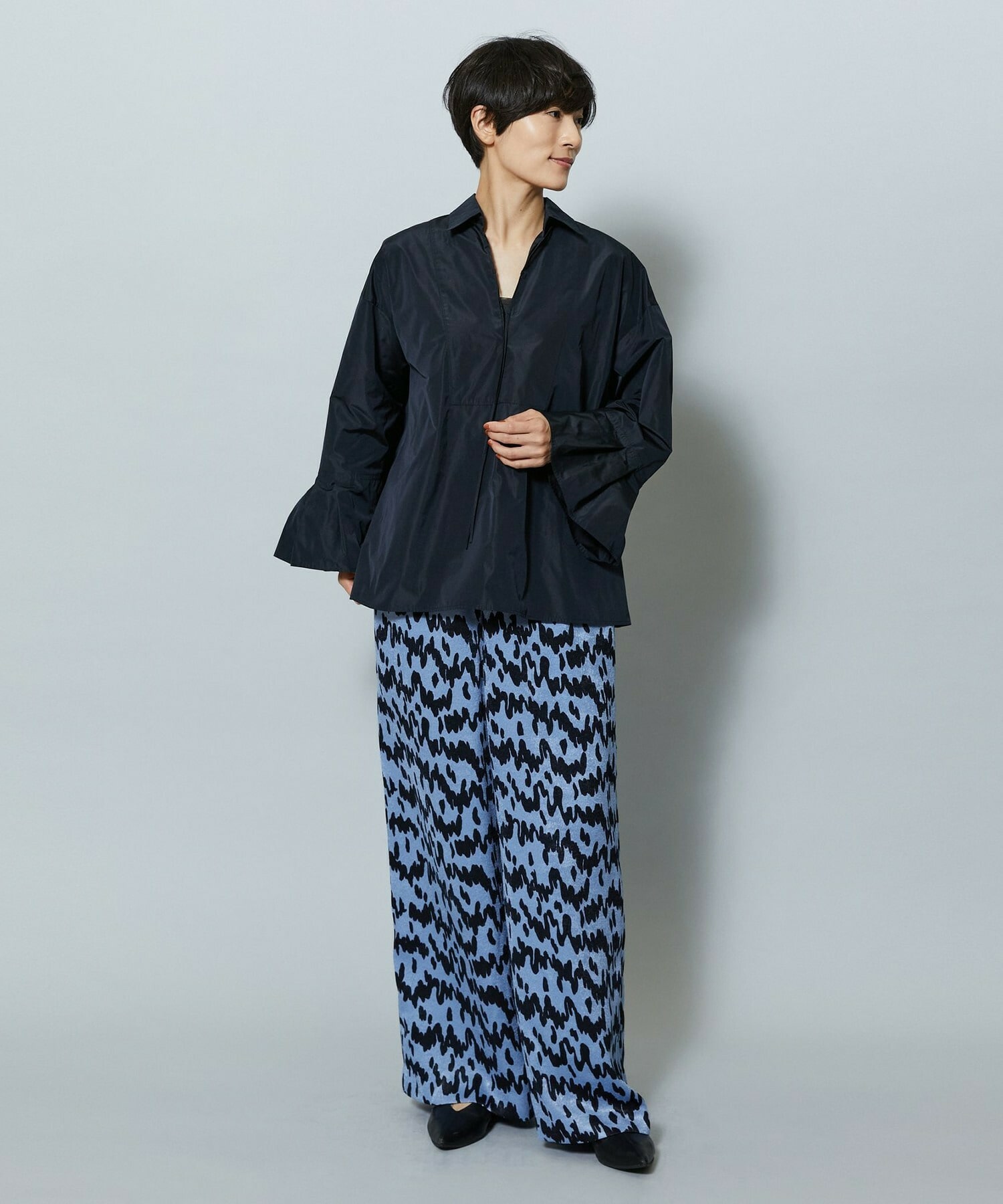 【MOGA】【Lサイズ】メモリーマイクロタフタプルオーバーシャツ 詳細画像 アイボリー 14