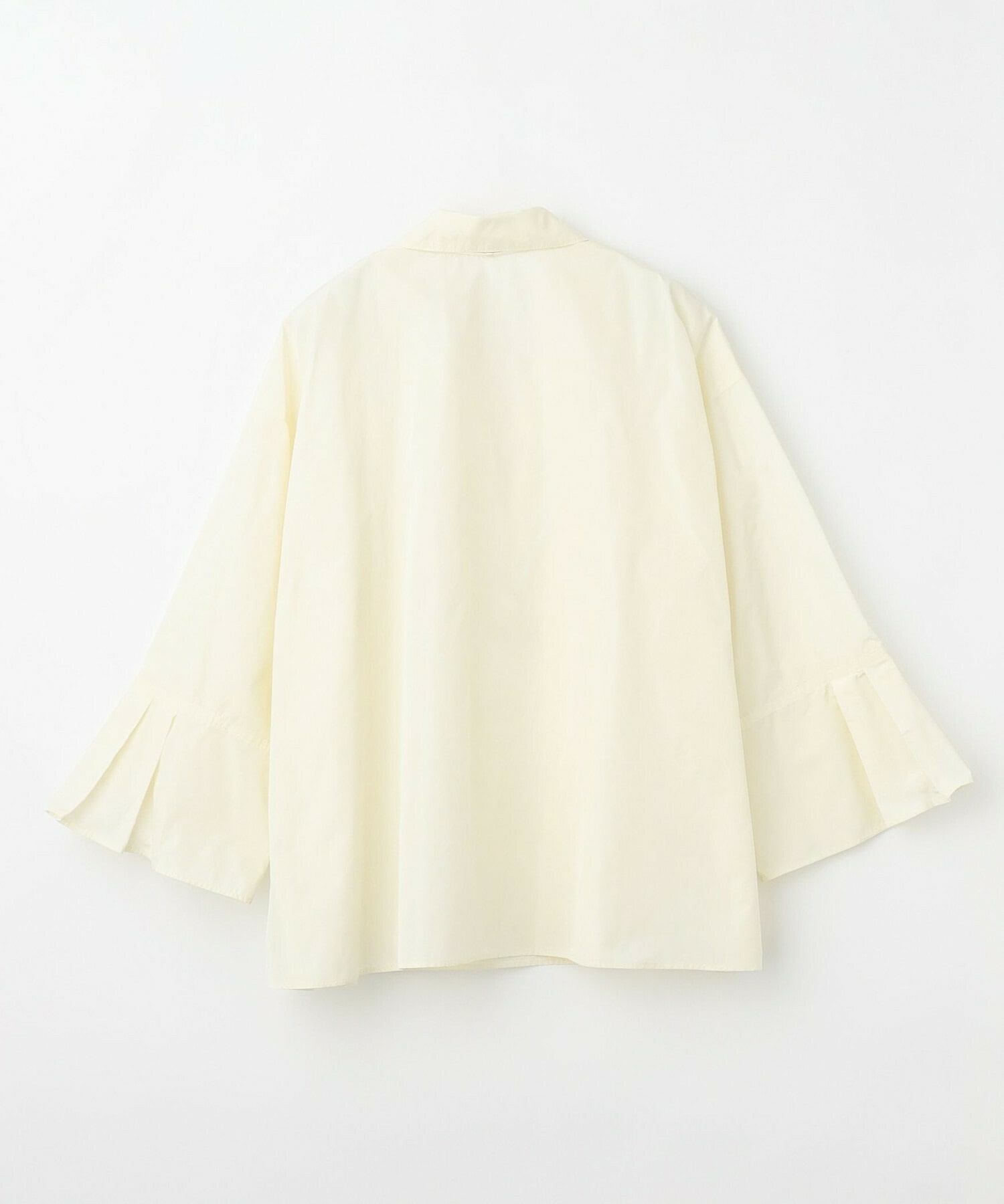 【MOGA】【Lサイズ】メモリーマイクロタフタプルオーバーシャツ 詳細画像 アイボリー 5