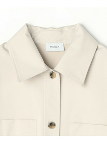 【MOGA】【Lサイズ】ストレッチタフタオーバーシャツ 詳細画像 ダークネイビー 1