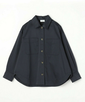 【MOGA】【Lサイズ】ストレッチタフタオーバーシャツ 詳細画像 ダークネイビー 1