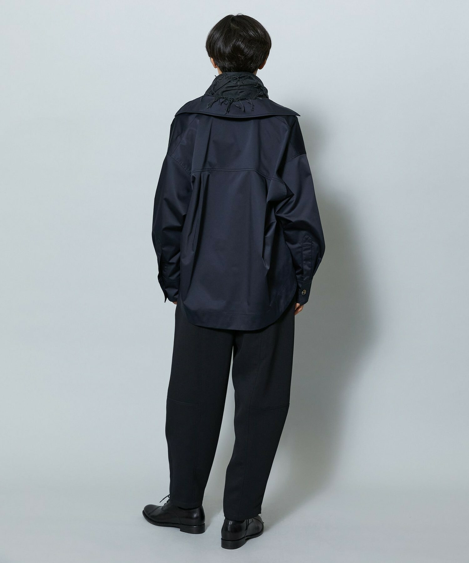 【MOGA】【Lサイズ】ストレッチタフタオーバーシャツ 詳細画像 ダークネイビー 15