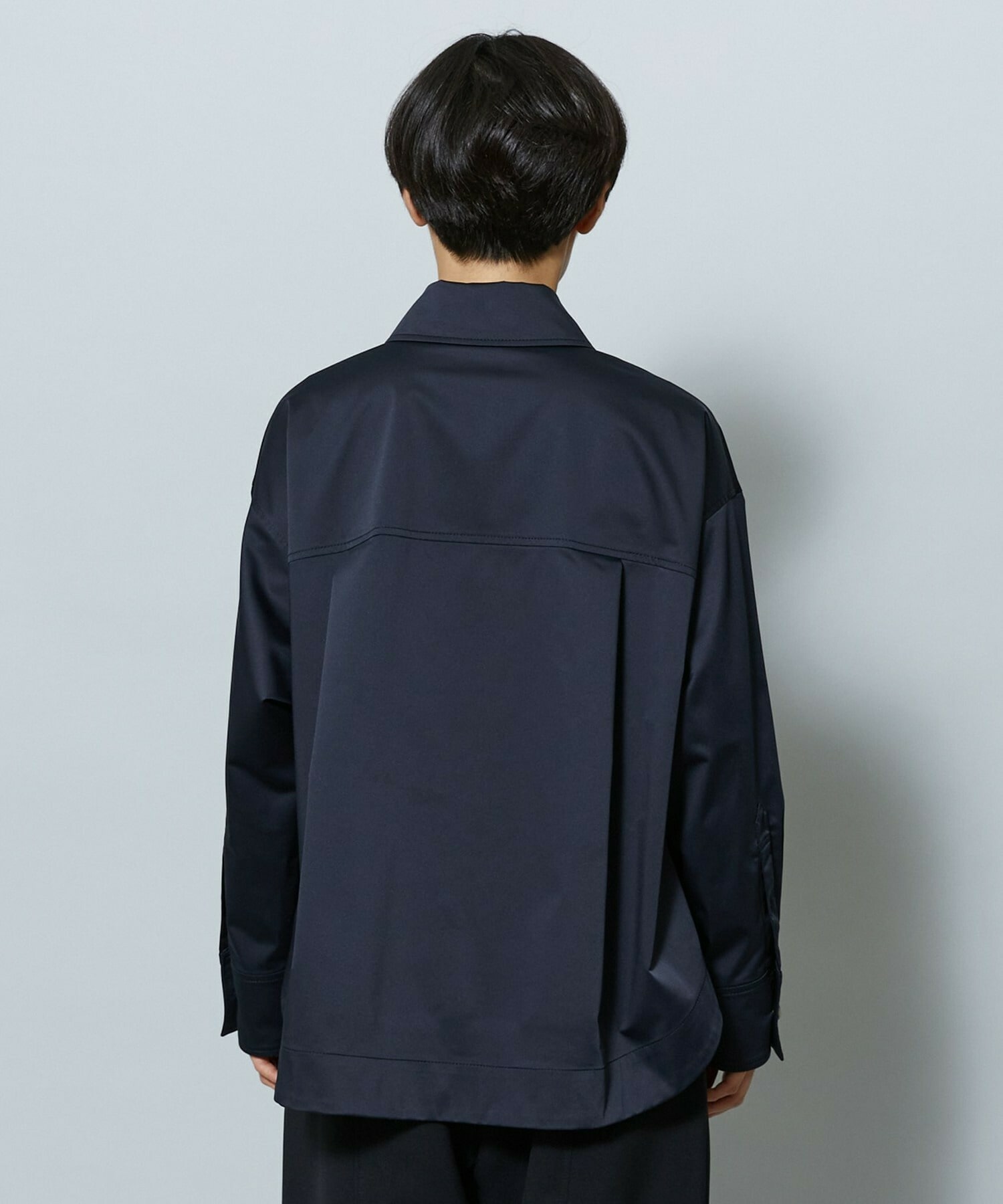 【MOGA】【Lサイズ】ストレッチタフタオーバーシャツ 詳細画像 ダークネイビー 28