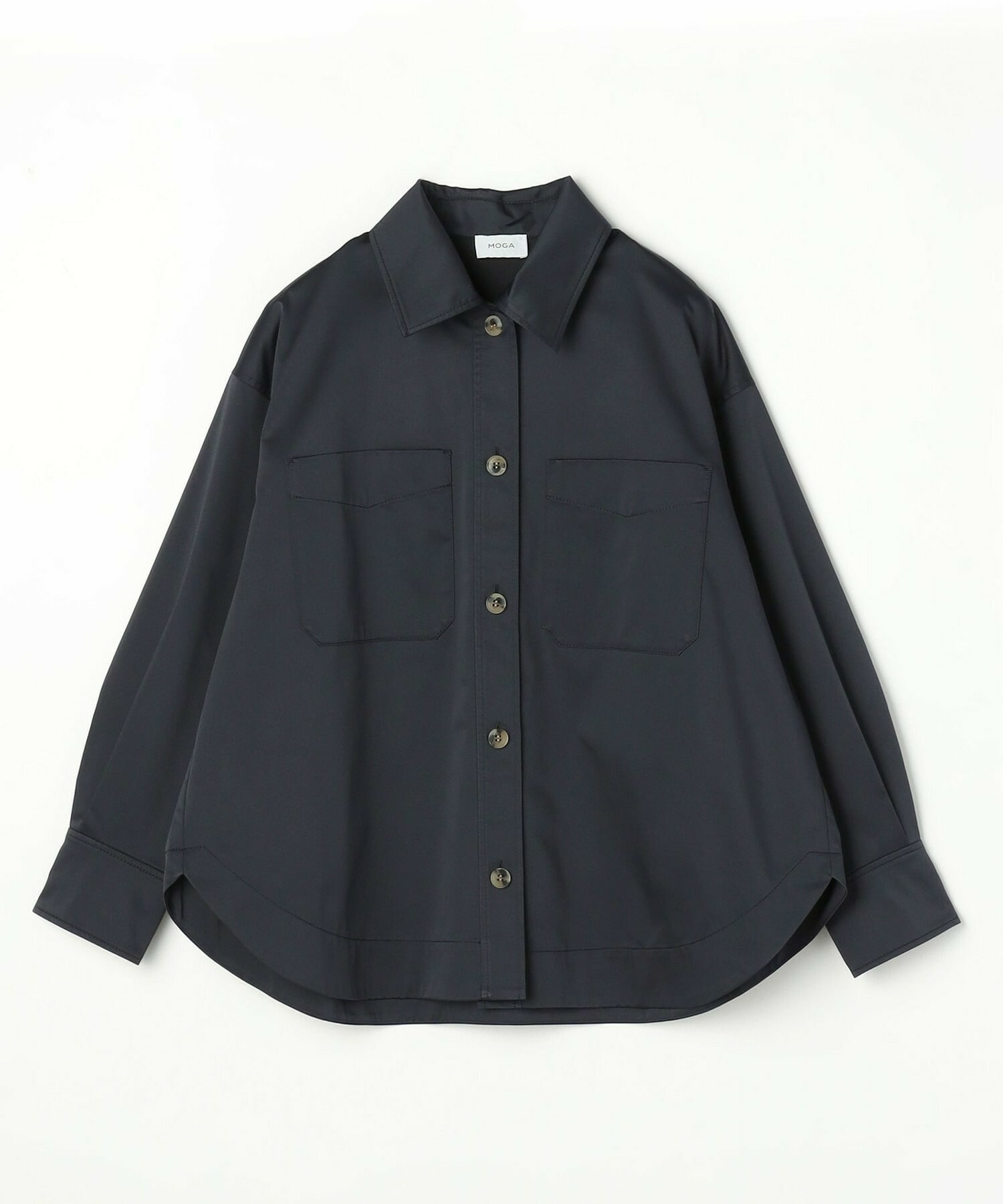 【MOGA】【Lサイズ】ストレッチタフタオーバーシャツ 詳細画像 ダークネイビー 1