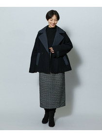 【MOGA】【Lサイズ】ウーリング圧縮テーラードコート 詳細画像 チャコールグレー 13