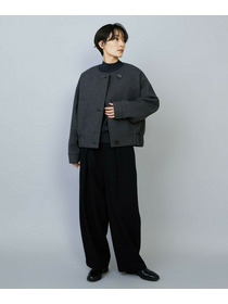 【MOGA】【Lサイズ】スポンディッシュボンディングショートコート 詳細画像 ダークネイビー 17