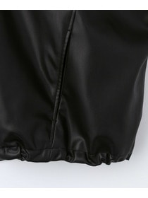 【MOGA】【Lサイズ】ソフトフェイクレザードルマンショートブルゾン 詳細画像 ダークブラウン 3