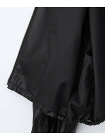 【MOGA】【Lサイズ】ソフトフェイクレザードルマンショートブルゾン 詳細画像 ダークブラウン 4