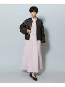 【MOGA】【Lサイズ】ソフトフェイクレザードルマンショートブルゾン 詳細画像 ダークブラウン 8