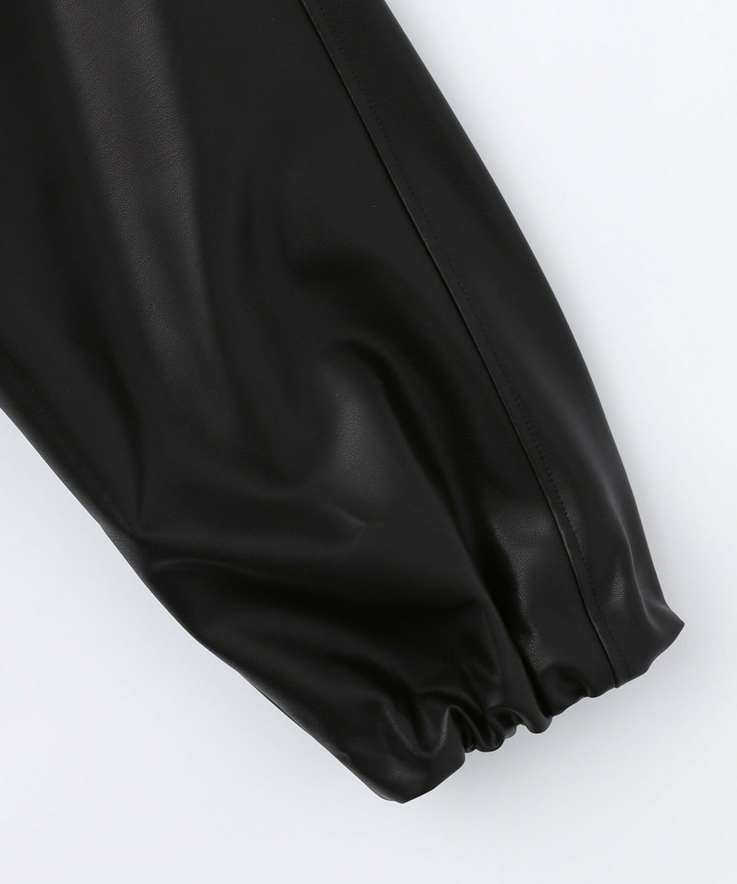 【MOGA】【Lサイズ】ソフトフェイクレザードルマンショートブルゾン 詳細画像 ダークブラウン 2