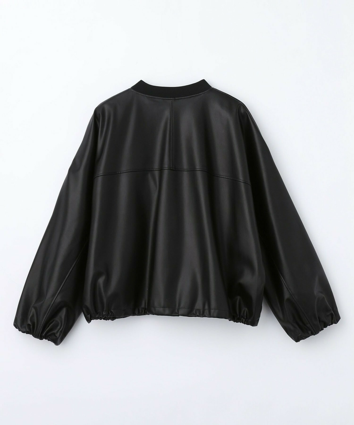 【MOGA】【Lサイズ】ソフトフェイクレザードルマンショートブルゾン 詳細画像 ダークブラウン 6