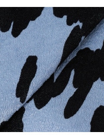 【MOGA】【Lサイズ】ベルベットサテンハンドドローイングプリントパンツ 詳細画像 オフホワイト 5