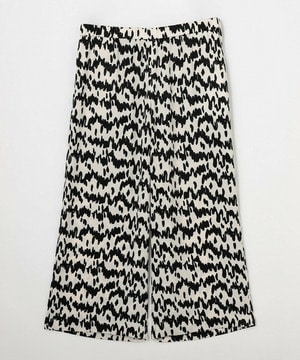 【MOGA】【Lサイズ】ベルベットサテンハンドドローイングプリントパンツ 詳細画像 オフホワイト 1