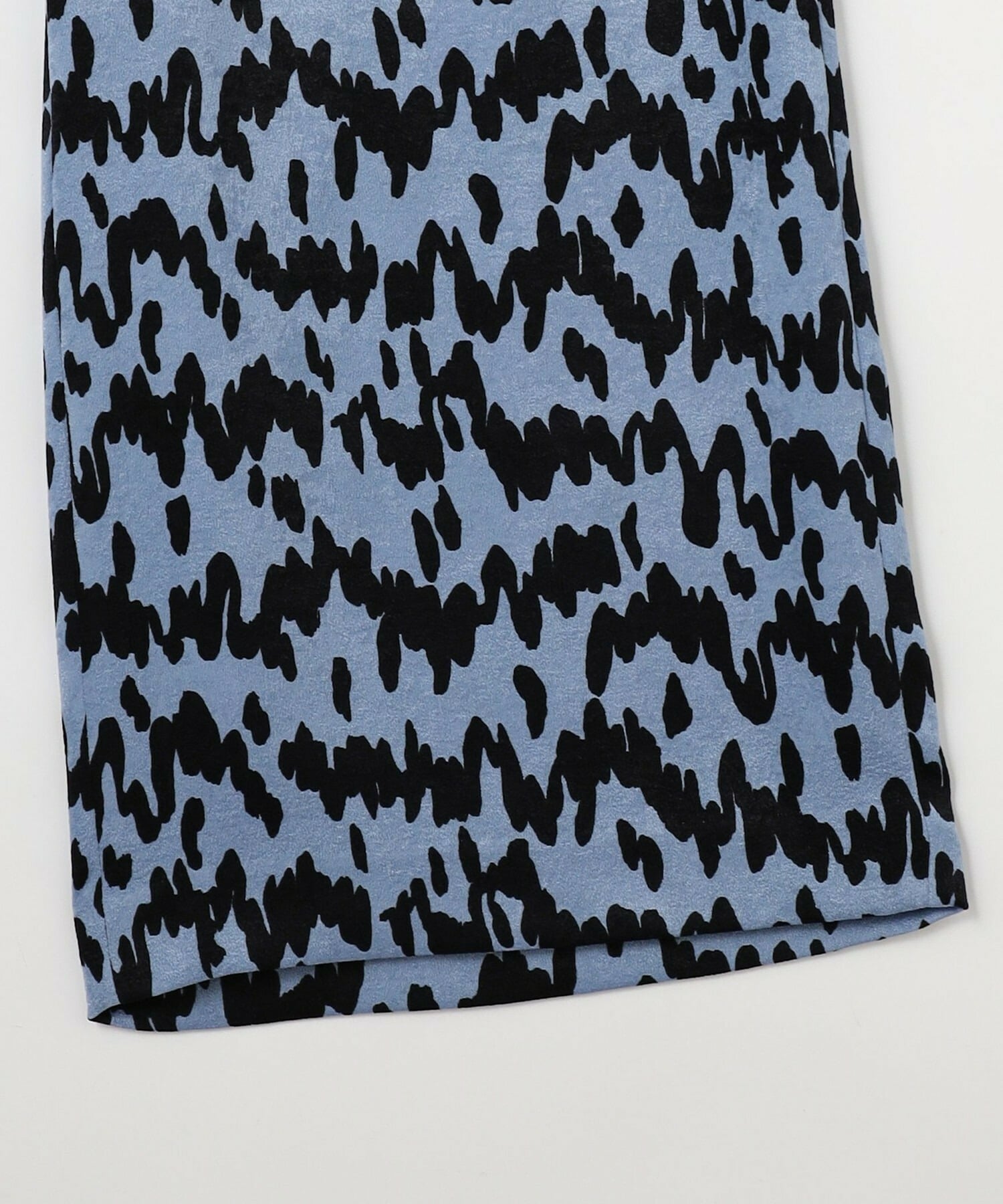 【MOGA】【Lサイズ】ベルベットサテンハンドドローイングプリントパンツ 詳細画像 オフホワイト 4